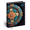 2-Day, B6 kétnapi beosztású határidőnapló + jegyzet, Mandala