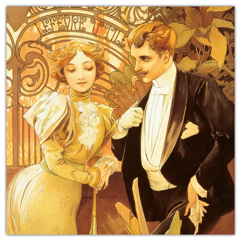 Alphonse Mucha, képes lemeznaptár 2026