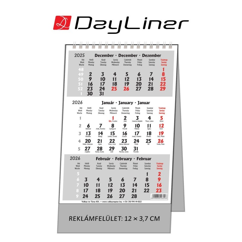 Mini Speditőr naptár